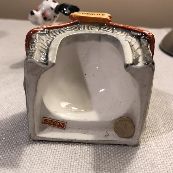 Dreamy Dalmatian Dog & Dog House S&P Shakers Antique/ Vintage- RARE - Picture 13 of 16